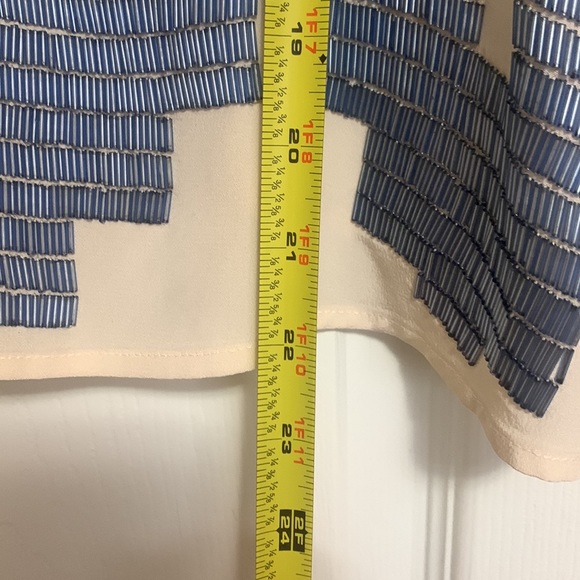 Madison Marcus Blue Beaded Racerback Tank - Picture 5 of 6